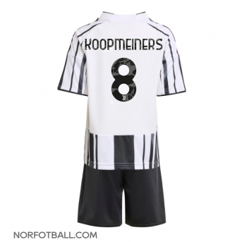 Billige Fotballdrakt Juventus Teun Koopmeiners #8 Replika Hjemmedraktsett Barn 2025-26 Kortermet (med bukser)